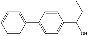 1-([1,1'-Biphenyl]-4-yl)propan-1-ol Struktur