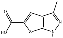 3-Methyl-1H-thieno[2,3-c]pyrazole-5-carboxylic acid Struktur