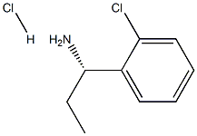 (1s)-1-(2-chlorophenyl)propylaMine-hcl Struktur