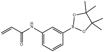 (N-AcrylaMidophenyl)boronic acid pinacol ester Struktur