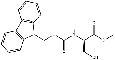 FMoc-D-serine Methyl ester Struktur