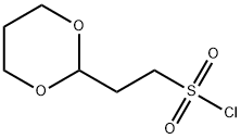 1,3-Dioxane-2-ethanesulfonyl chloride Struktur