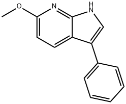 6-Methoxy-3-phenyl-7-azaindole Struktur