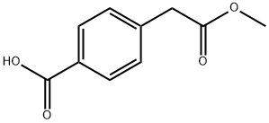 4-(2-methoxy-2-oxoethyl)benzoic acid Struktur