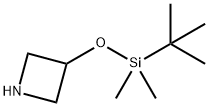 3-[(tert-ButyldiMethylsilanyl)oxy]azetidine Struktur