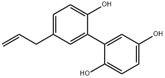 5-(2-プロペニル)-1,1'-ビフェニル-2,2',5'-トリオール 化學(xué)構(gòu)造式