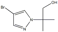 2-(4-broMo-1H-pyrazol-1-yl)-2-Methylpropan-1-ol Struktur