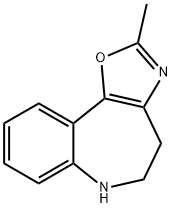 2-Methyl-5,6-dihydro-4H-benzo[b]oxazolo[5,4-d]azepine Struktur