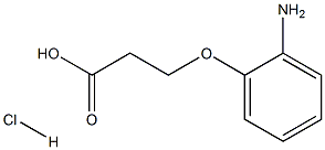 3-(2-AMinophenoxy)propanoic acid hydrochloride Struktur