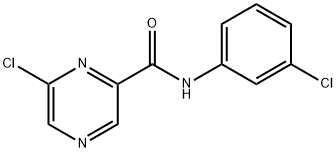 6-Chloro-N-(3-chlorophenyl)pyrazine-2-carboxaMide Struktur