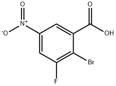 Benzoic acid, 2-broMo-3-fluoro-5-nitro- Struktur