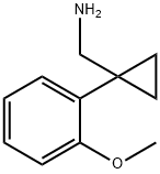 [1-(2-methoxyphenyl)cyclopropyl]methanamine Struktur