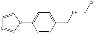 (4-(1H-IMidazol-1-yl)phenyl)MethanaMine hydrochloride Struktur