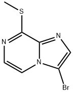 3-BroMo-8-(Methylthio)iMidazo[1,2-a]pyrazine Struktur