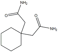 1,1-CyclohexanediaceticacidMonoaMide Struktur