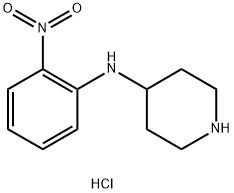 (2-Nitro-phenyl)-piperidin-4-yl-aMine hydrochloride Struktur