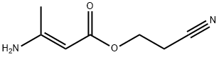 (E)-2-Cyanoethyl 3-AMinobut-2-enoate Struktur