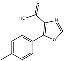 5-p-tolyl-oxazole-4-carboxylic acid Struktur