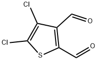 4,5-Dichlorothiophene-2,3-dicarbaldehyde Struktur