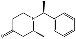 (R)-2-METHYL-1-((S)-1-PHENYLETHYL)PIPERIDIN-4-ONE Struktur