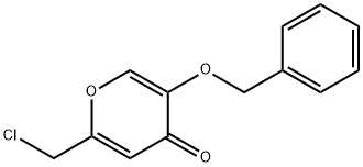 5-benzyloxy-2-(chloroMethyl)-4H-pyran-4-one Struktur