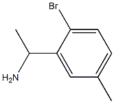 1-(2-BROMO-5-METHYL-PHENYL)-ETHYLAMINE Struktur