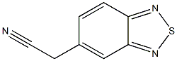 2-(benzo[c][1,2,5]thiadiazol-5-yl)acetonitrile Struktur