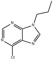 6-Chloro-9-propyl-9H-purine Struktur