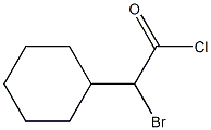 2-BroMo-2-cyclohexylacetyl chloride Struktur