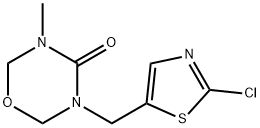 3-((2-chlorothiazol-5-yl)Methyl)-5-Methyl-1,3,5-oxadiazinan-4-one Struktur