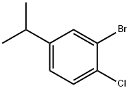 2-BroMo-1-chloro-4-isopropylbenzene Struktur