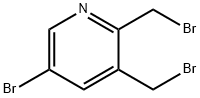 5-BroMo-2,3-bis-broMoMethyl-pyridine Struktur