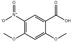 2,4-diMethoxy-5-nitrobenzoic acid Struktur