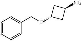 trans-3-(Benzyloxy)cyclobutanaMine Struktur