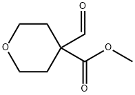 Methyl 4-forMyltetrahydro-2H-pyran-4-carboxylate Struktur