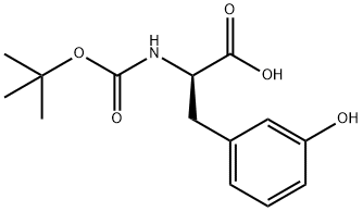 N-Boc-3-hydroxy-D-phenylalanine Struktur