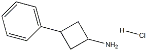 3-PhenylcyclobutanaMine  hydrochloride Struktur