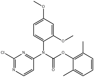 2,6-diMethylphenyl 2-chloropyriMidin-4-yl(2,4-diMethoxyphenyl)carbaMate Struktur