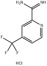 4-(TrifluoroMethyl)picoliniMidaMide hydrochloride Struktur