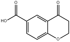 4-Oxo-chroMan-carbonsaeure-(6) Struktur