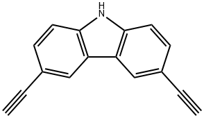 3,6-Diethynylcarbazole Struktur