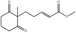 Methyl 5-(1-Methyl-2,6-dioxocyclohexyl)pent-2-enoate Struktur