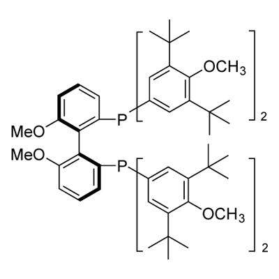 (S)-(+)-2,2'-Bis[di(3,5-di-t-butyl-4-methoxyphenyl)phosphino]-6,6'-dimethoxy-1,1'-biphenyl,min.97% Struktur