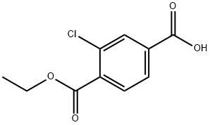 2-Chloro-4-(ethoxycarbonyl)benzoic acid Struktur