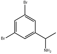 1-(3,5-DIBROMOPHENYL)ETHAN-1-AMINE Struktur