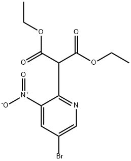 2-(5-BROMO-3-NITROPYRIDIN-2-YL)MALONIC ACID DIETHYL ESTER