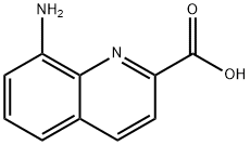 8-Aminoquinoline-2-carboxylic acid Struktur