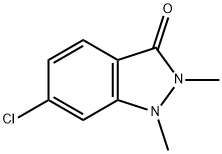 6-Chloro-1,2-diMethyl-1,2-dihydro-3H-indazol-3-one Struktur