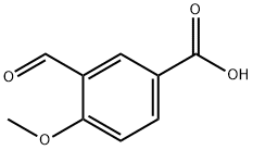 3-ForMyl-4-Methoxybenzoic Acid Struktur