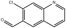 7-Chloroquinoline-6-carbaldehyde Struktur